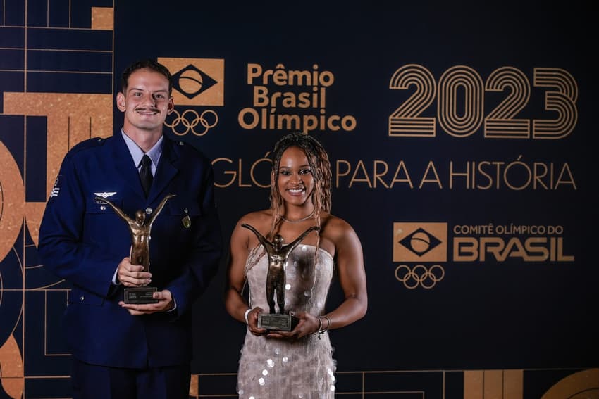 Marcus Vinicius D'Almeida - Rebeca Andrade - Prêmio Brasil Olímpico 2023