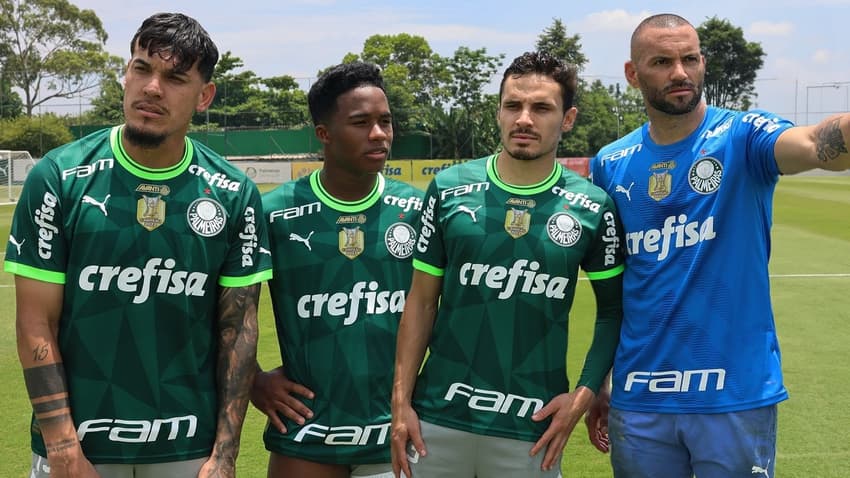 Terceira Academia - Palmeiras: Gustavo Gómez, Endrick, Raphael Veiga e Weverton