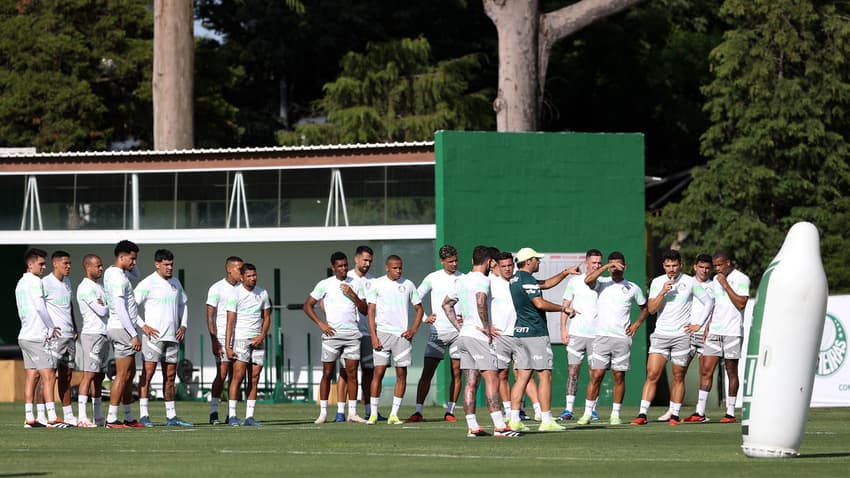 Abel Ferreira, treino do Palmeiras 2024 (Foto Cesar Greco Palmeiras) (2)