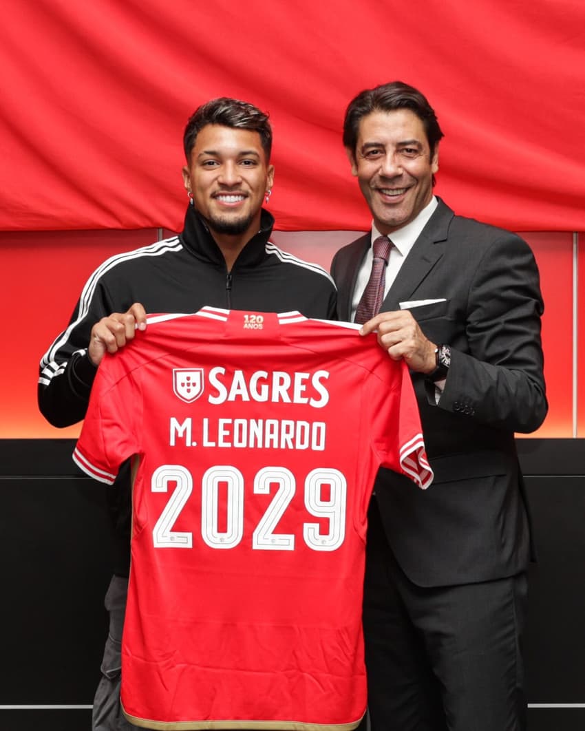 Marcos Leonardo e Rui Costa - Benfica