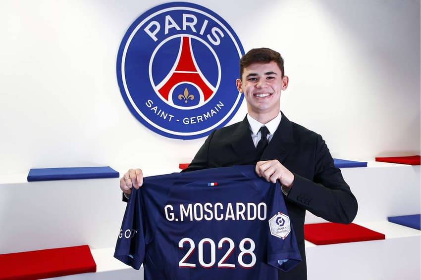 Contratado pelo PSG, Gabriel Moscardo é a maior venda da história do Corinthians (Foto: Reprodução / PSG)