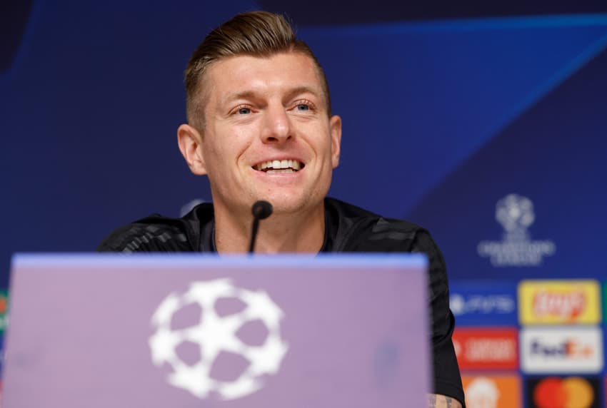 Toni Kroos - coletiva Champions League - Real Madrid