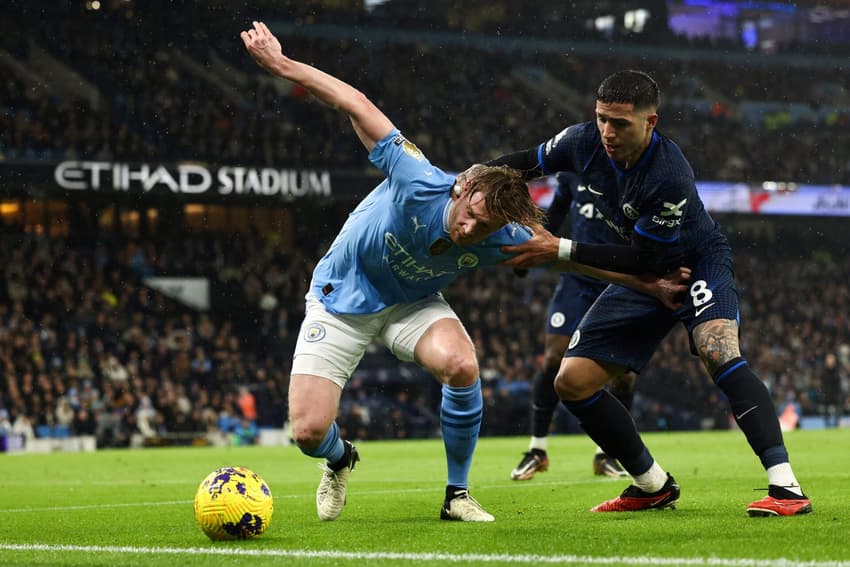 Manchester City x Chelsea - De Bruyne x Enzo Fernández