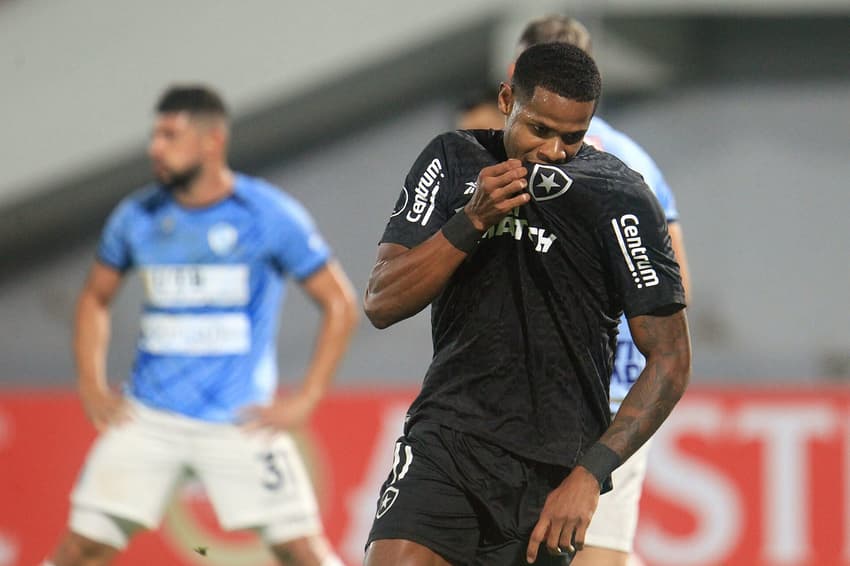 Júnior Santos fez o gol do Botafogo em 2024, fora de casa, contra o Aurora (Foto: Vitor Silva/Botafogo)