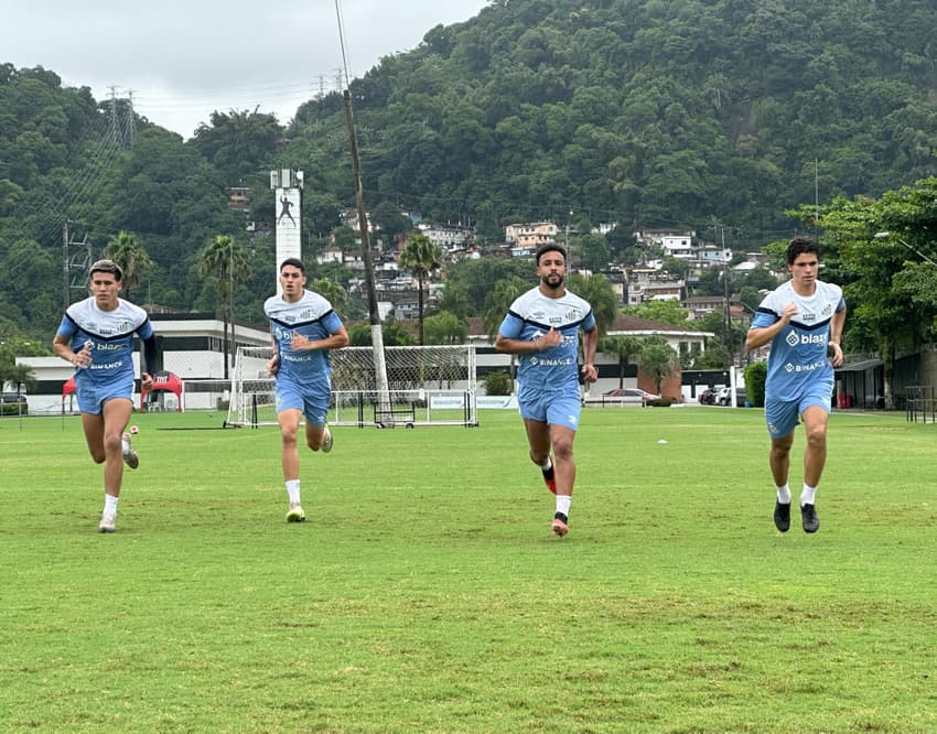 Dodô, Jorge, Jair, Zabala - Santos