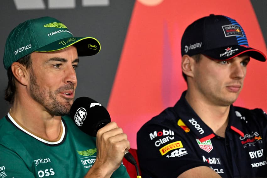 Fórmula 1 - Alonso e Verstappen - coletiva sobre o calendário