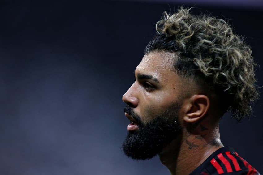 Gabigol Flamengo escalação Palmeiras