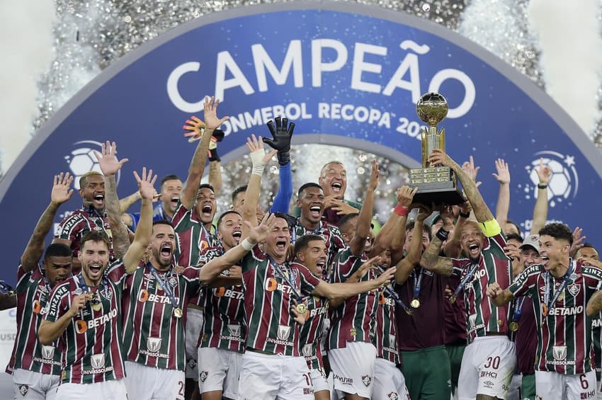 Em 2024, o Fluminense foi o grande campeão da Recopa Sul-Americana (Foto: Alexandre Loureiro/AGIF)