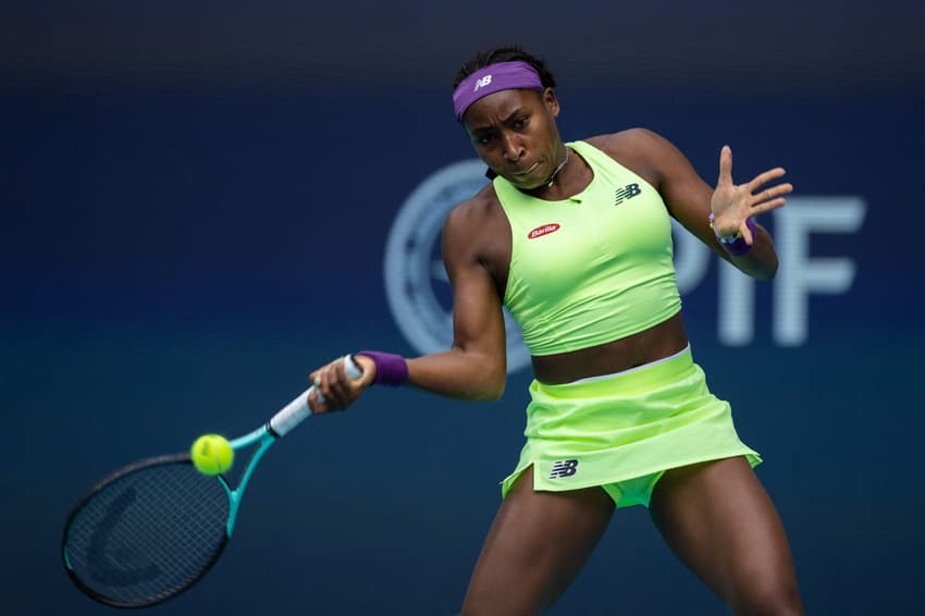 Coco Gauff no Miami Open