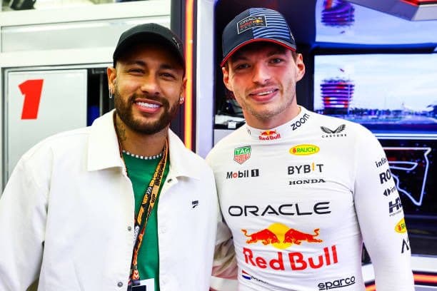 Neymar e Verstappen - Fórmula 1