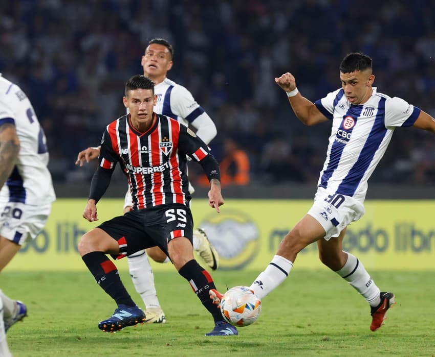 São Paulo x Talleres - James Rodríguez