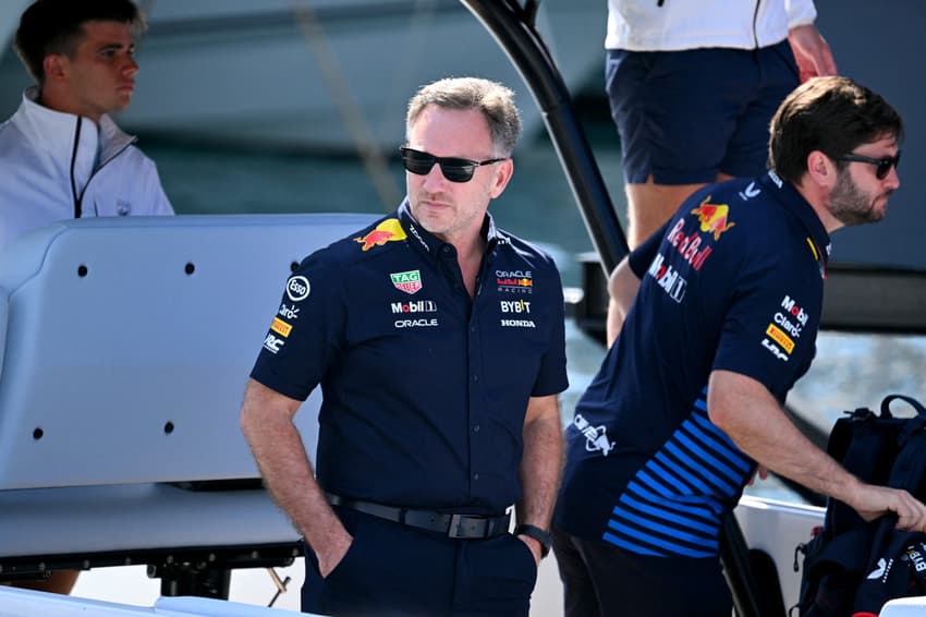 Christian Horner no GP de Mônaco (Foto: NICOLAS TUCAT / AFP)