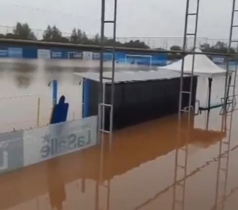 CT do Grêmio alagado