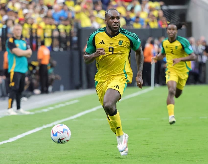 Michael Antonio é a esperança de gols da Jamaica para as quartas de final contra os Estados Unidos (Foto: ETHAN MILLER /AFP)