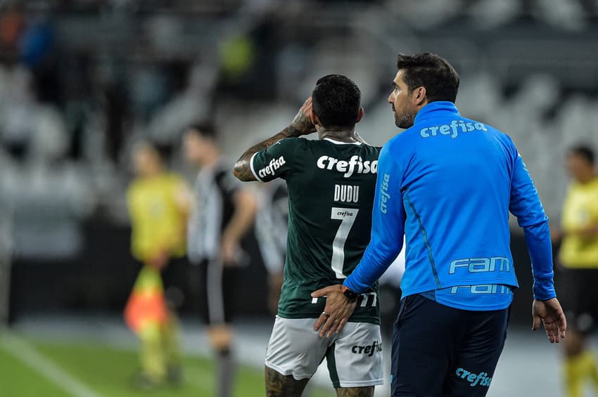 BRASILEIRO A 2022, BOTAFOGO X Palmeiras - Dudu e Abel Ferreira