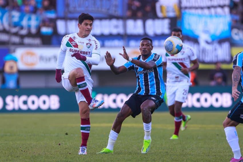 Germán Cano e JP Galvão - Fluminense x Grêmio