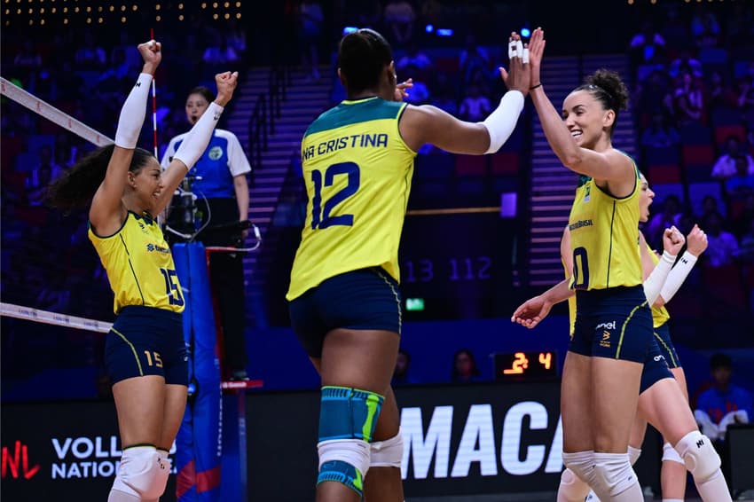 Brasil x Itália &#8211; Liga das Nações de Vôlei Feminino