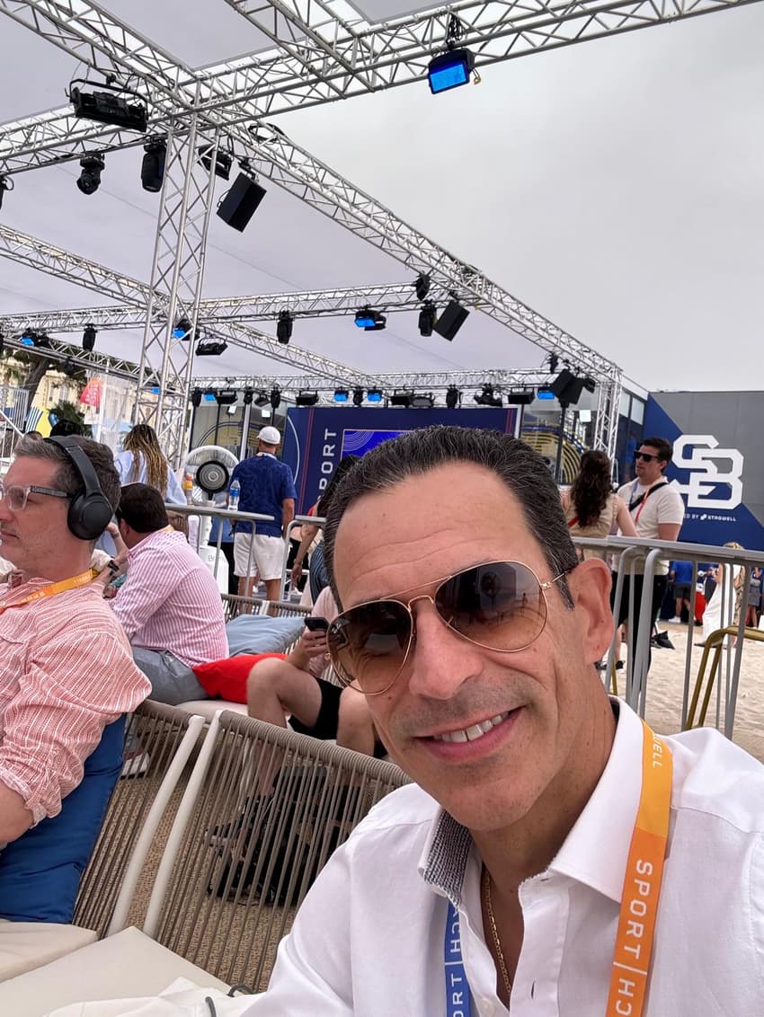 Helio Castroneves em Cannes (Foto: Acervo Pessoal)