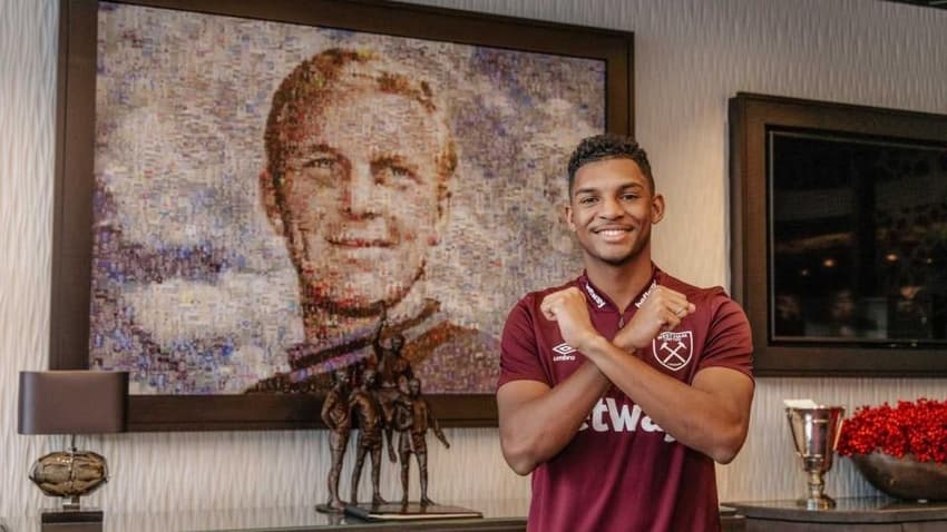 Luís Guilherme é a quarta maior venda da história do Verdão (Foto: Divulgação / West Ham)