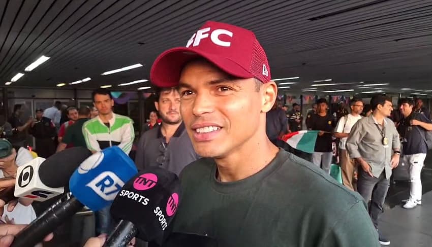 Thiago Silva - festa Fluminense