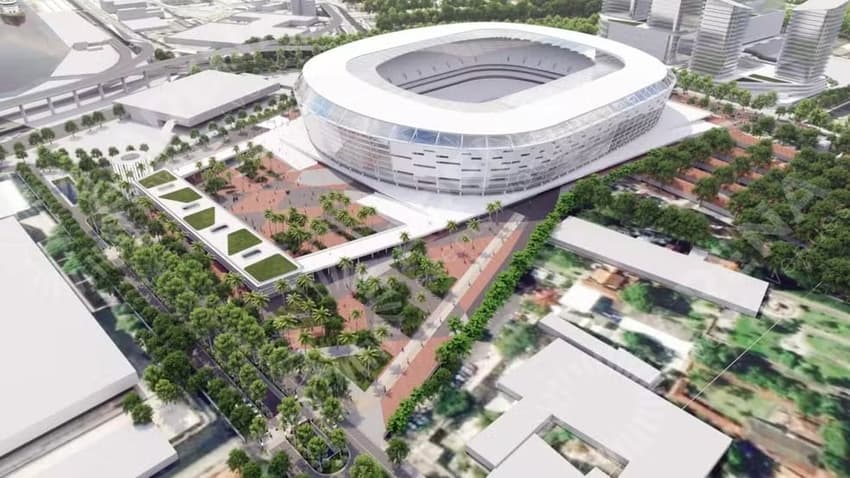 Estádio do Flamengo no Gasômetro