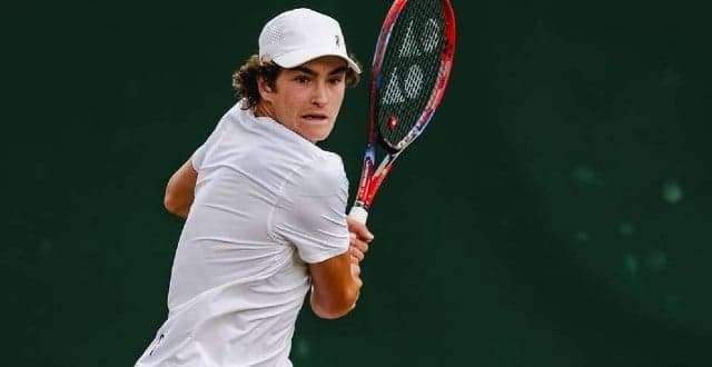 Fonseca em Wimbledon no juvenil ano passado (Foto: AELTC)