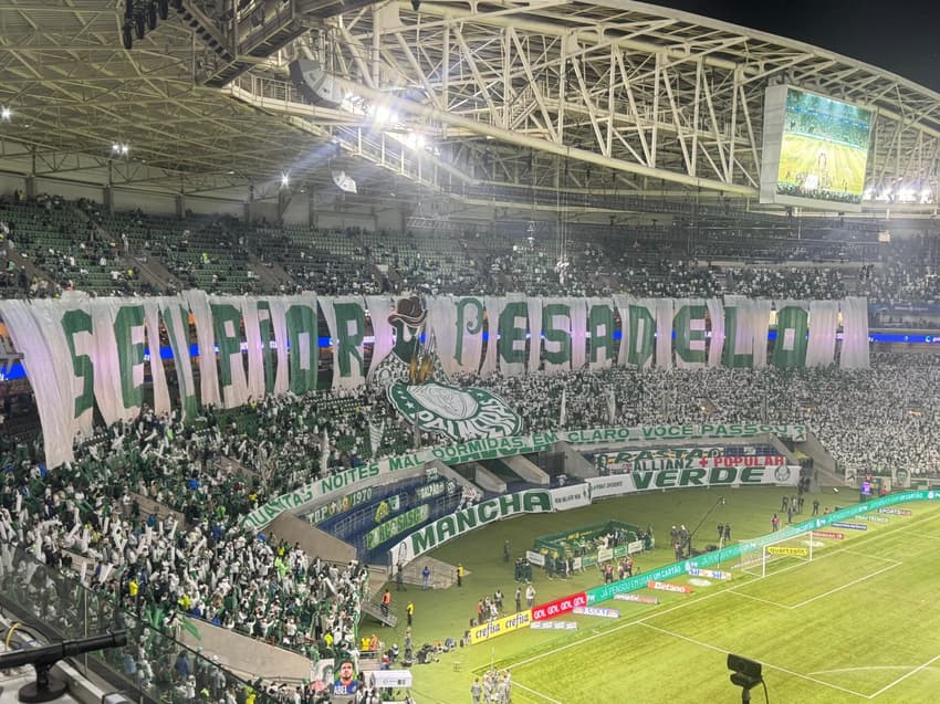 Mosaico torcida do Palmeiras