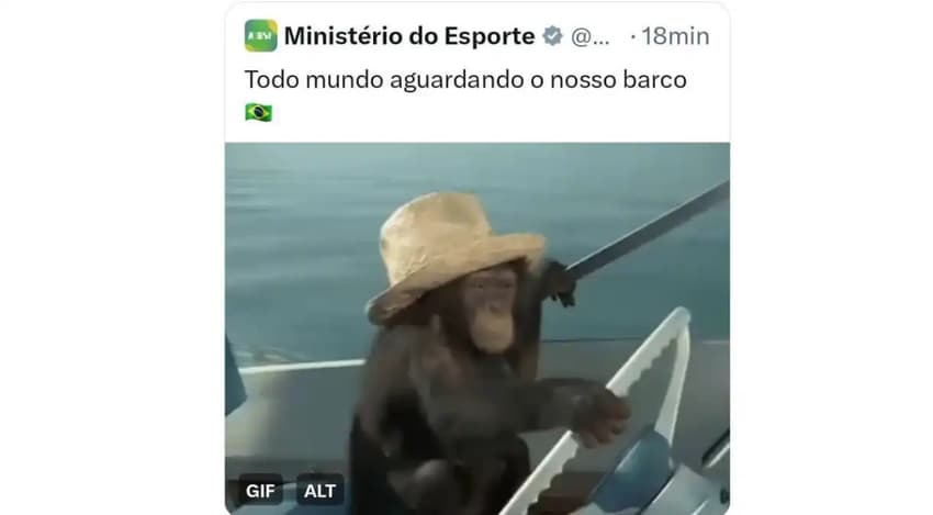 Post racista Ministério do Esporte