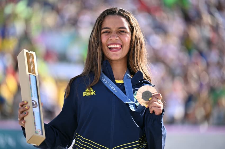 Rayssa Leal é medalha de bronze nas Olimpíadas de Paris