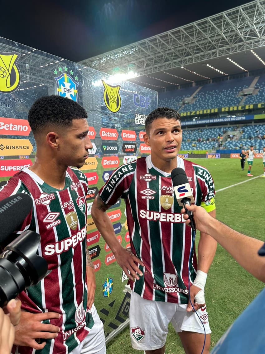 Thiago Silva e Kauã Elias Fluminense