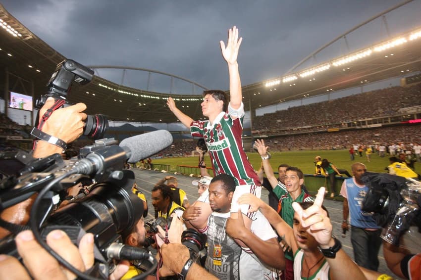 A permanência do Fluminense na Série A culminou no título brasileiro em 2010 (Foto: Divulgação / Fluminense)