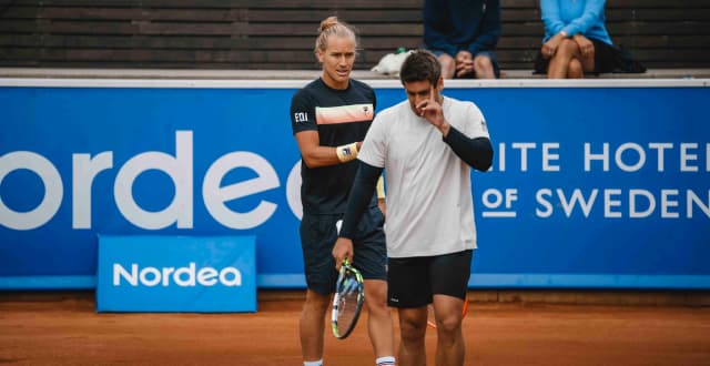 Rafael Matos e Orlando Luz (Foto: Nordea Open)