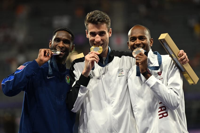 ATHLETICS-OLY-PARIS-2024-MEDALS