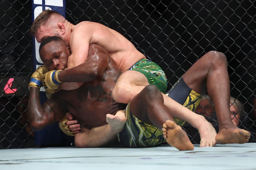 MMA-UFC-AUS-DUPLESSIS-ADESANYA  Du Plessis Sean Strickland UFC 312