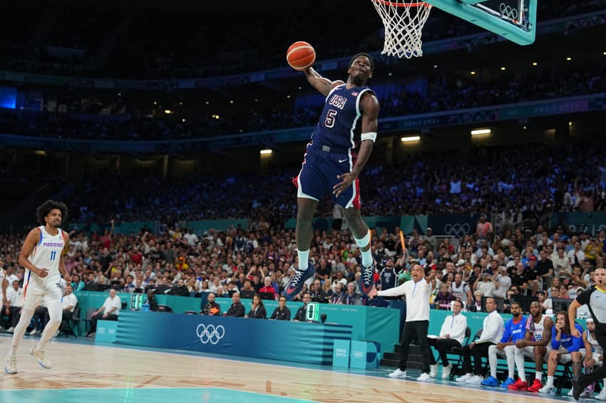 2024 Olympics &#8211; Men&#8217;s Basketball: USA v Puerto Rico