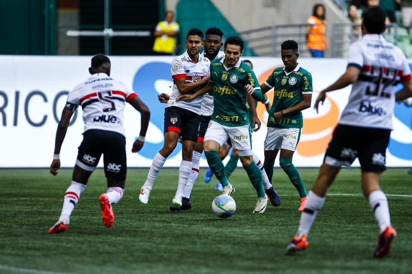 Raphael Veiga e Estêvão - Palmeiras x São Paulo - Brasileirão 2024