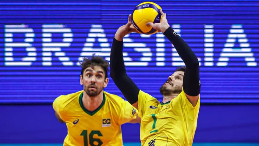 Lucão e Bruninho vôlei
