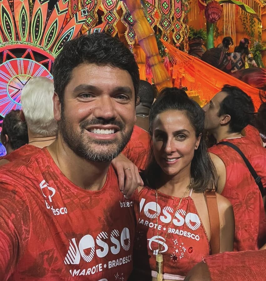 Marcelo Courrege e Carol Barcellos