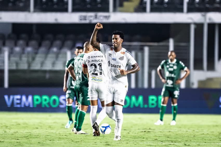 O Santos joga hoje contra o Guarani buscando voltar a vencer na Série B. (Foto: Abner Dourado/AGIF)