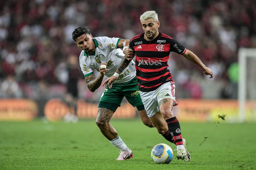 Palmeiras e Flamengo disputam vaga nas quartas de final da Copa do Brasil. Foto: Thiago Ribeiro/AGIF