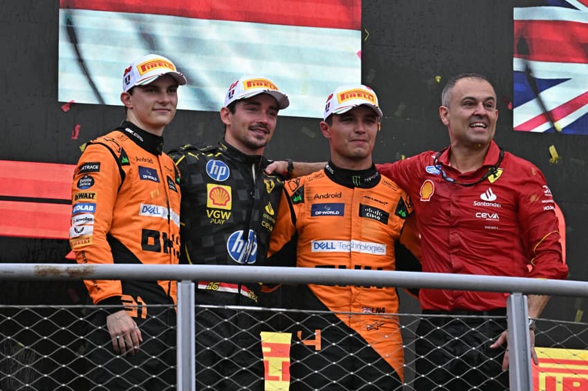 AUTO-PRIX-F1-ITA-PODIUM Ferrari