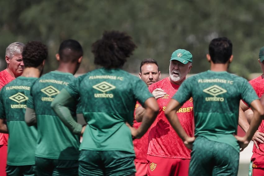 Fluminense treino Mano Menezes