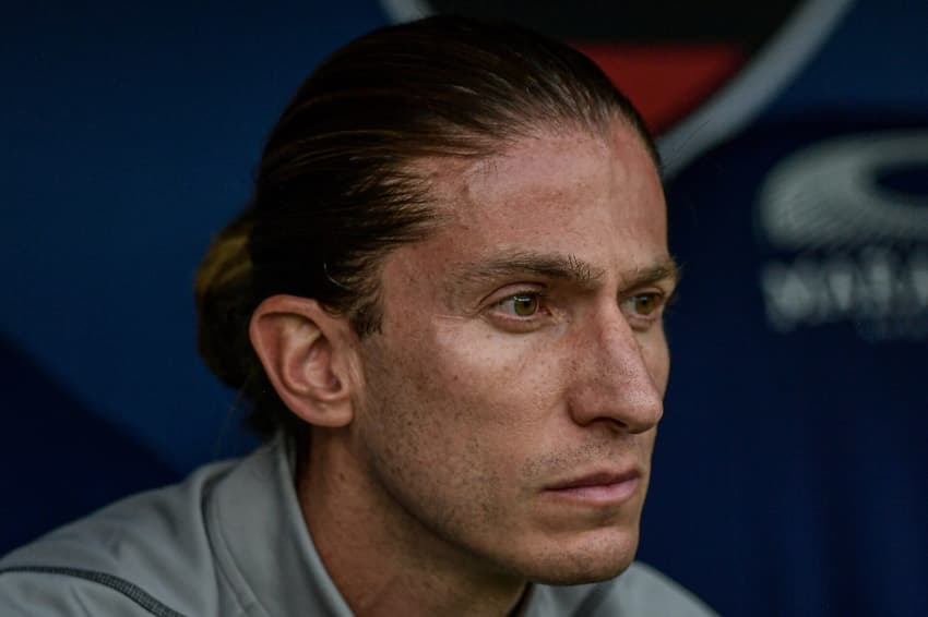 Filipe Luís durante Mundial Sub-20 entre Flamengo e Olympiacos