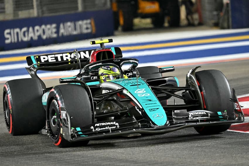 Lewis Hamilton no GP de Singapura da Fórmula 1