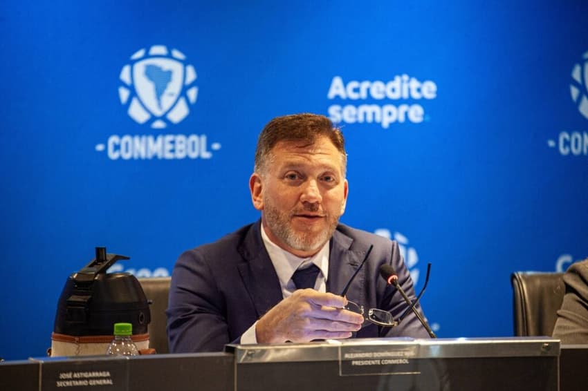 Alejandro Dominguez, o presidente da Conmebol (Foto: Conmebol/Divulgação)