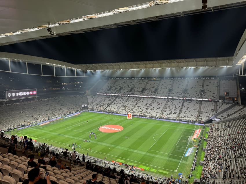 NeoQuimica Arena antes de Corinthians x Juventude, pela Copa do Brasil