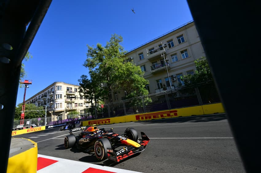 Sergio Perez no GP do Azerbaijão