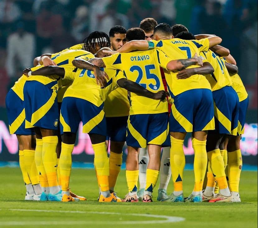 Equipe do Al-Nassr (Foto: Reprodução/Instagram)