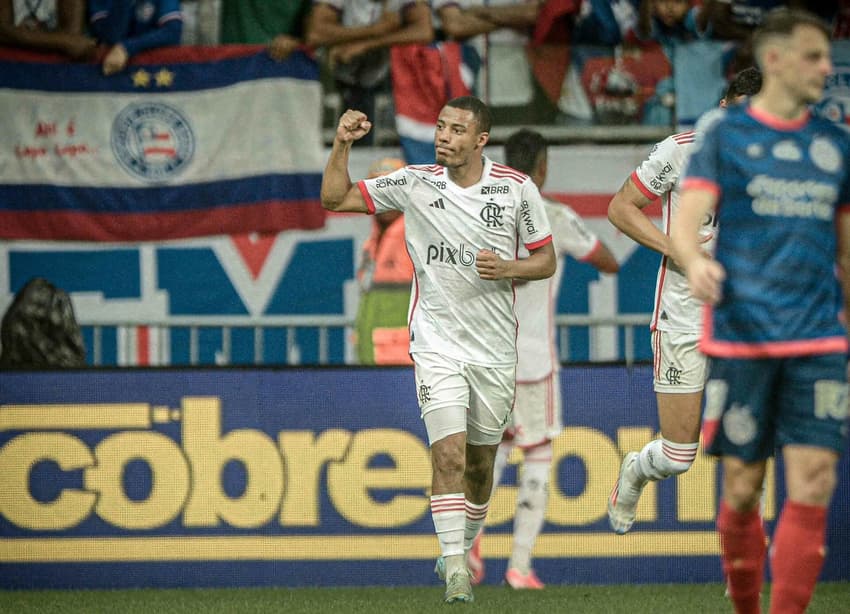 Com gol de Nicolas De La Cruz, o Flamengo chega para o jogo de hoje com vantagem (Foto: Jhony Pinho/AGIF)