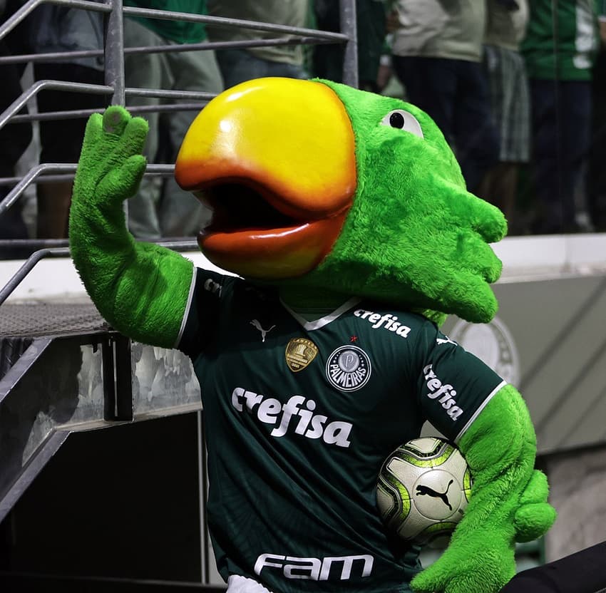 O Periquito foi o primeiro mascote do Palmeiras (Foto: Reprodução)